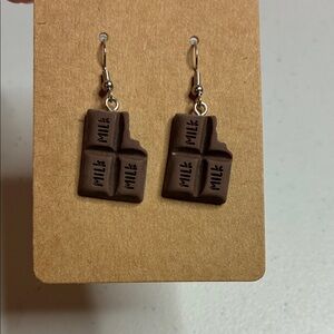 Chocolate Bar Earrings